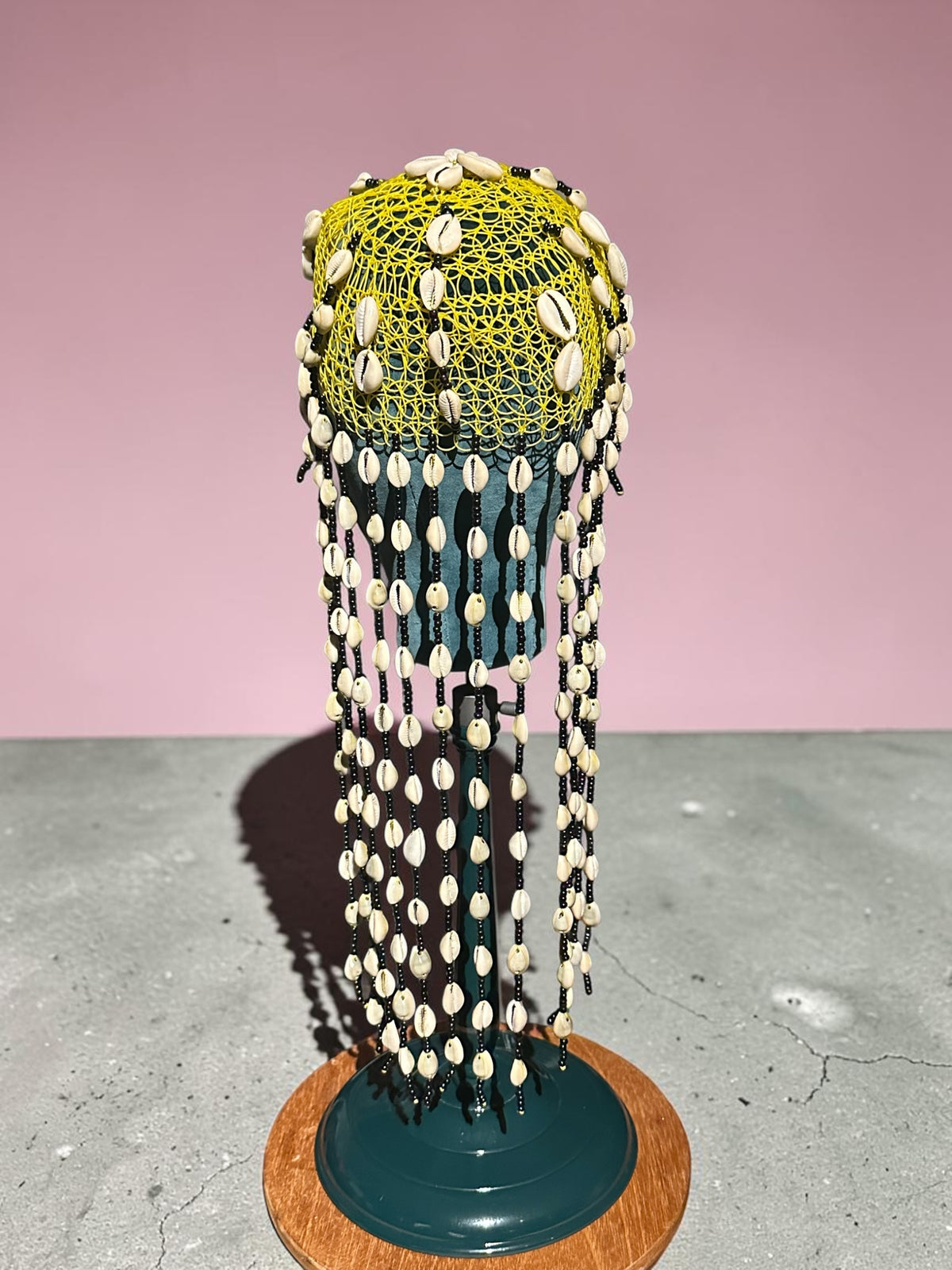 Golden Oracle Cowrie Shell Headpiece