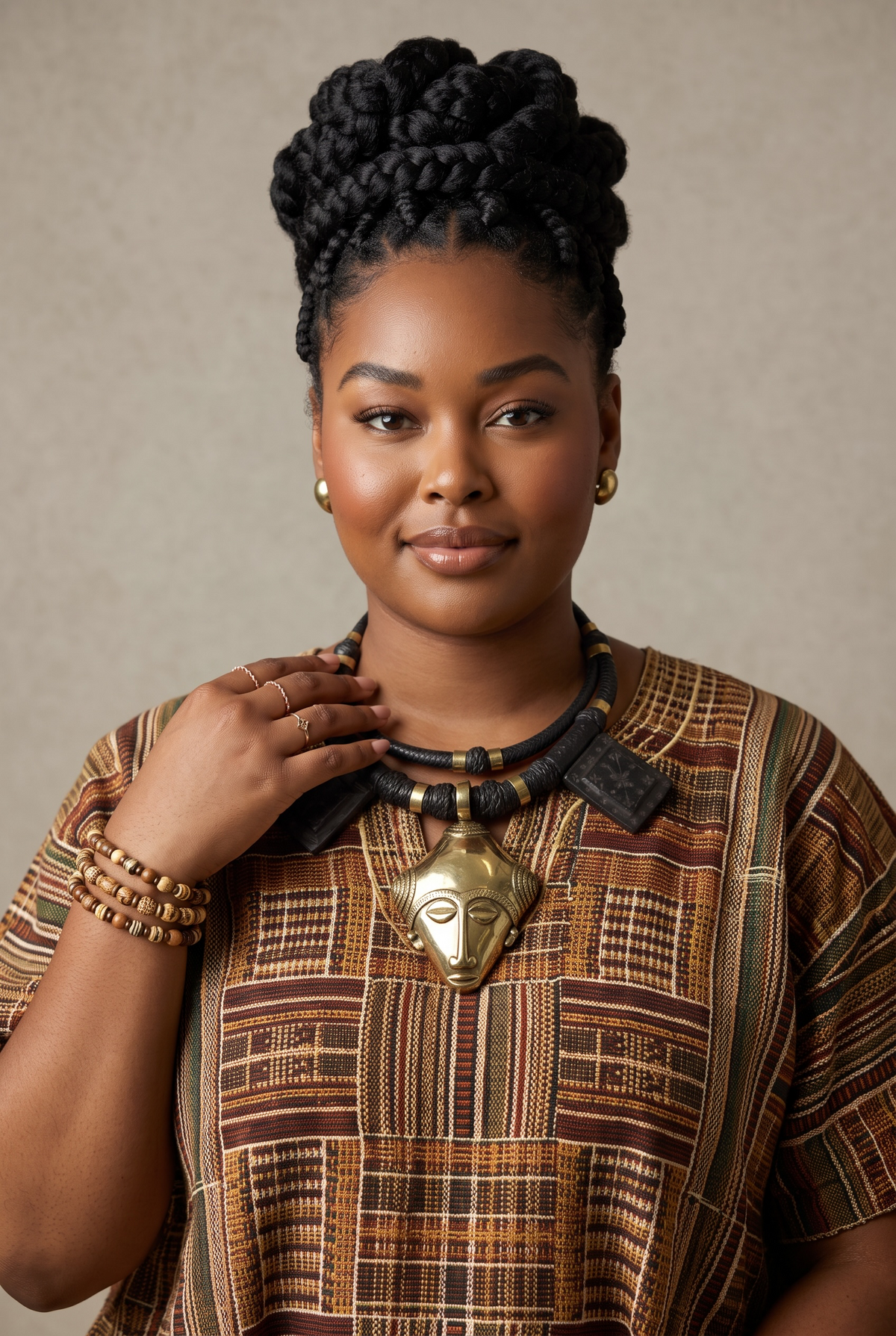 Crowned by the Ancestors Necklace  (Before anyone ever gave you a title, there was already something royal in your blood.)