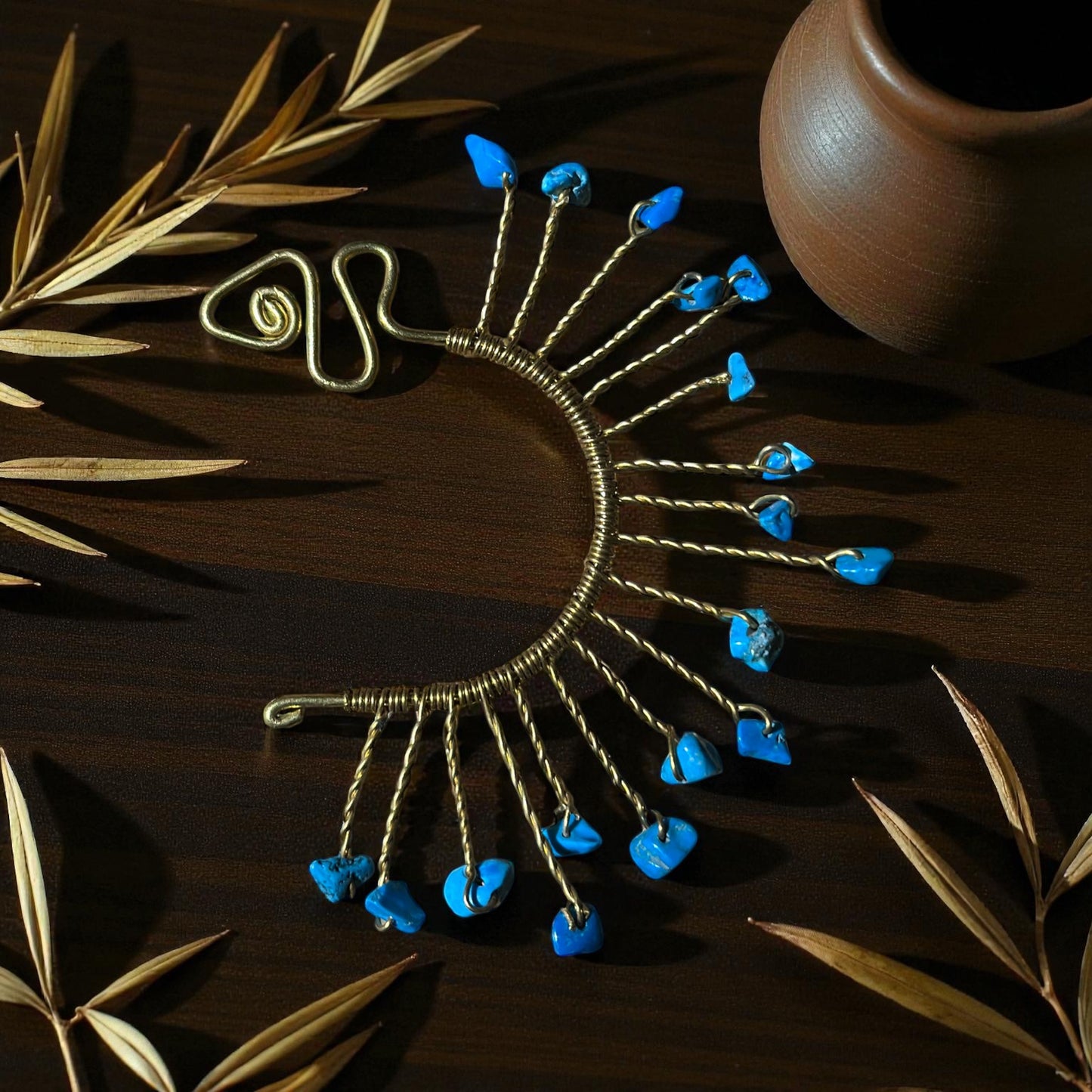 Turquoise Sky Ear Cuff – Left Ear