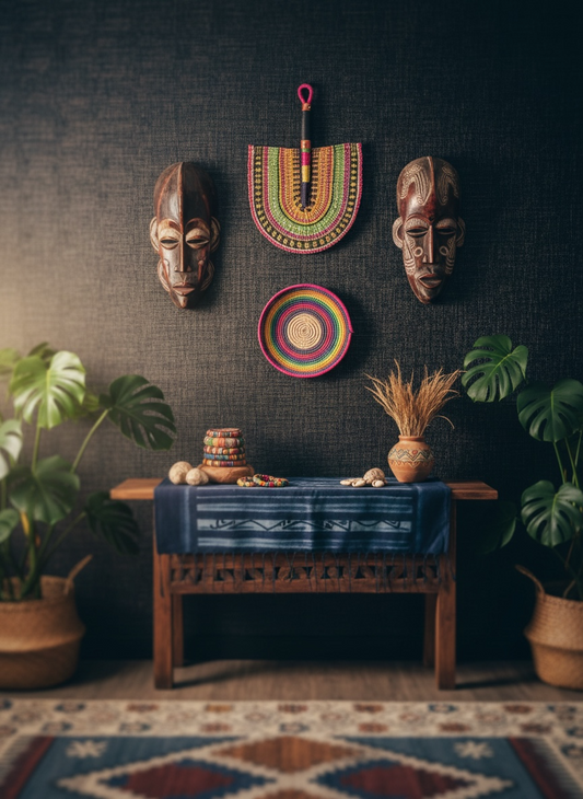 Woven African Fan – 18