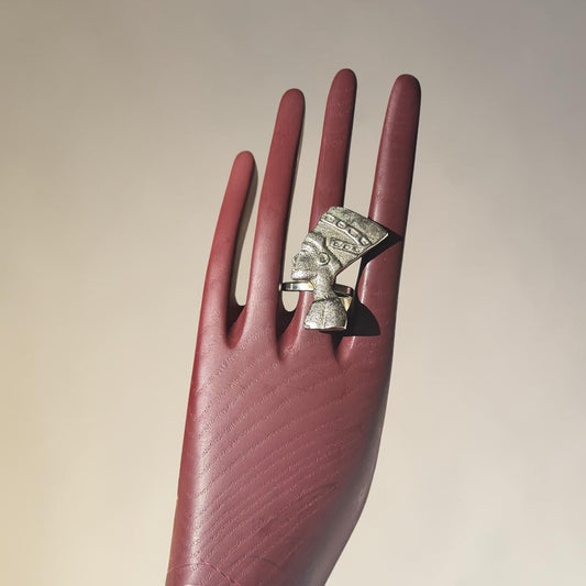 Nefertiti Legacy Silver Ring