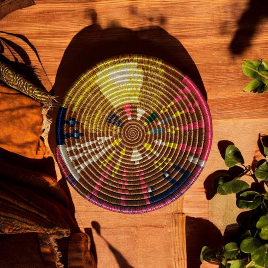 Festival Spirit Woven Basket