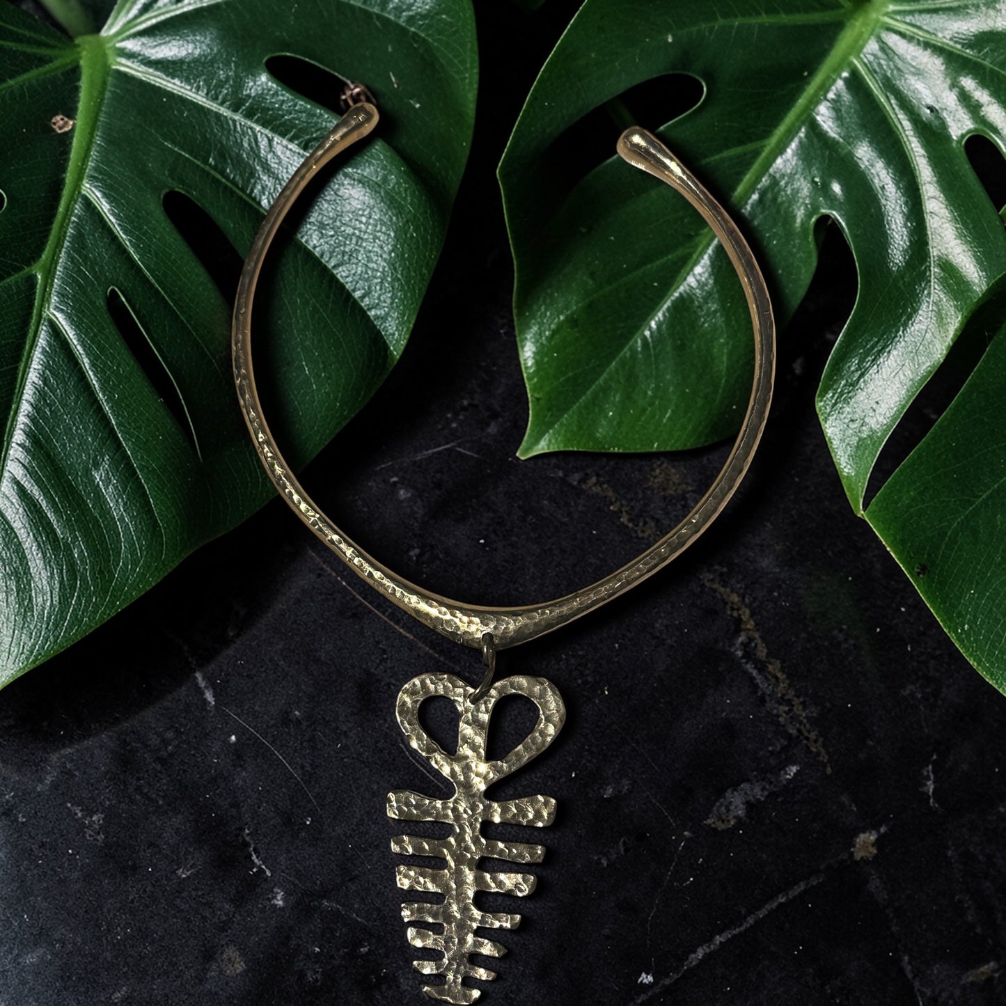 Enduring Spirit Brass Necklace