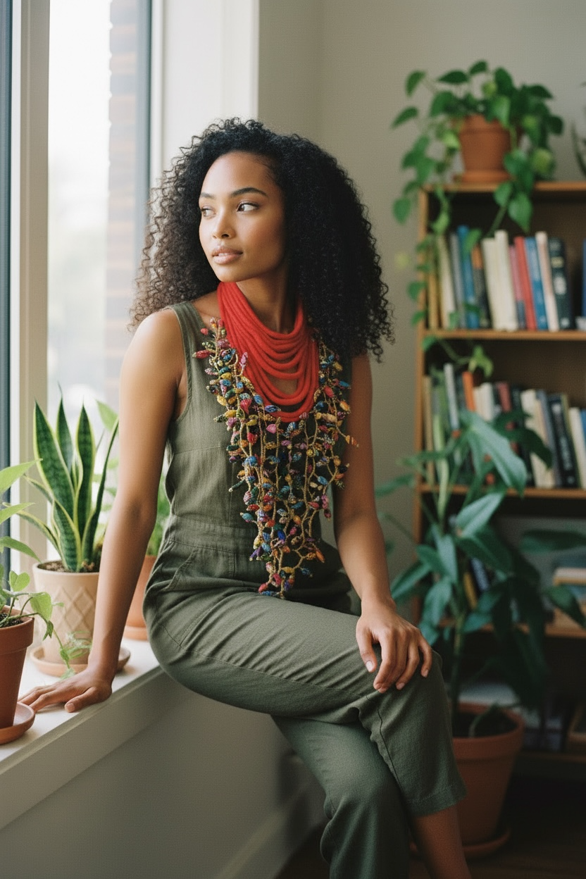 Made to Be Seen — Red Statement Adornment