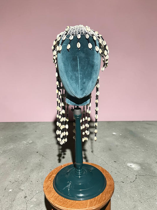Ivory Spirit Cowrie Shell Headpiece