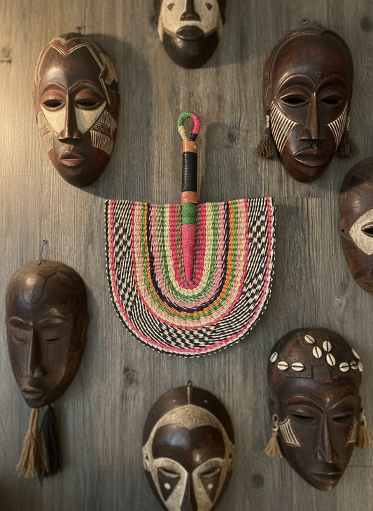Woven African Fan – 53