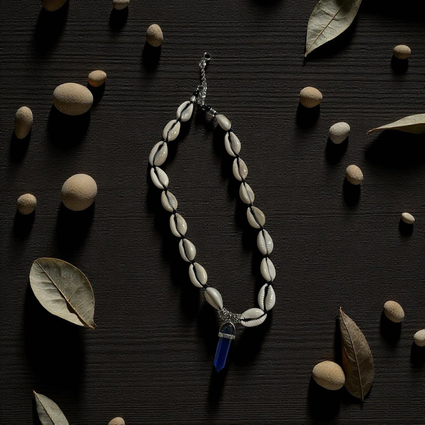 Blue Serenity Cowrie Necklace