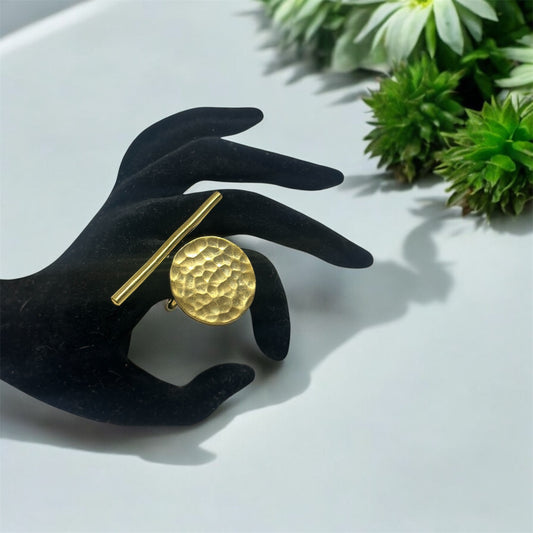 Equinox Balance: Artisan Brass Ring
