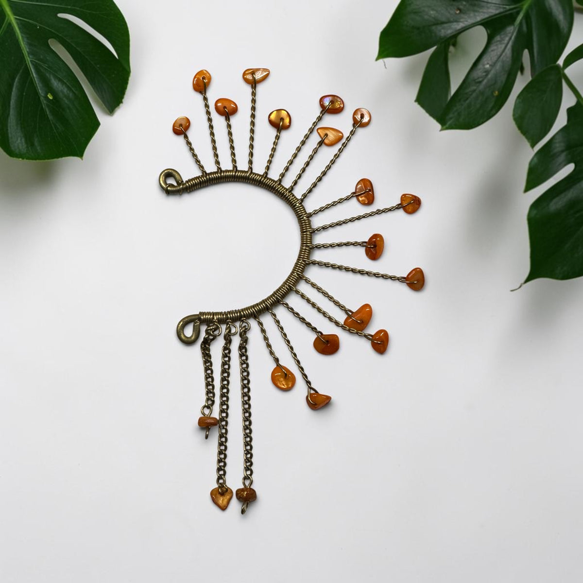 AdornHer “Honey Fire” Ear Cuff