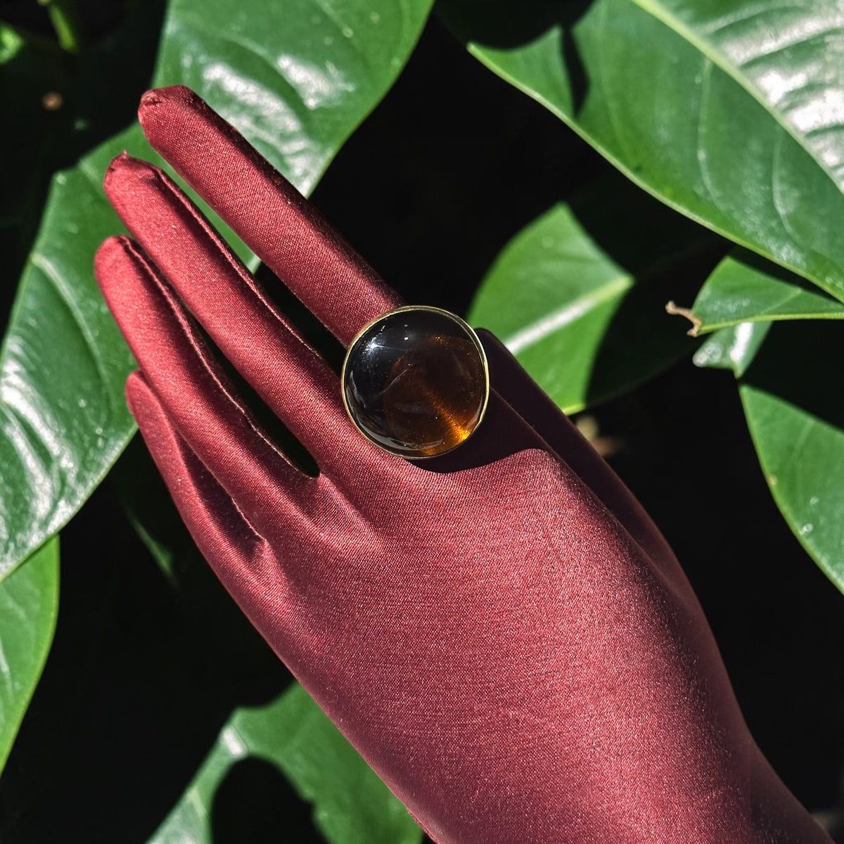 The Depth of My Soul Brass Ring — Amber Brown