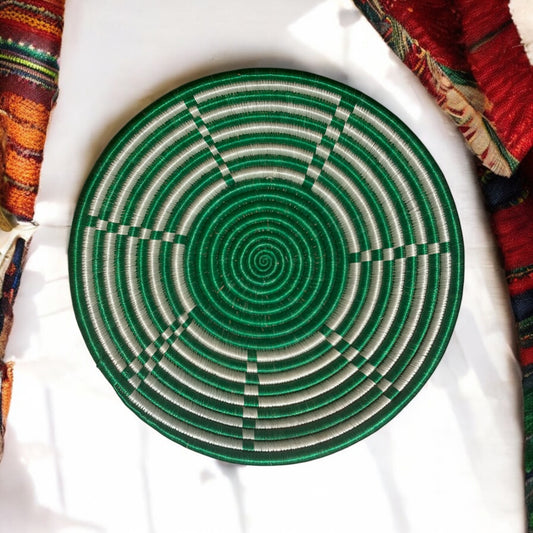 Verdant Harmony Woven Basket