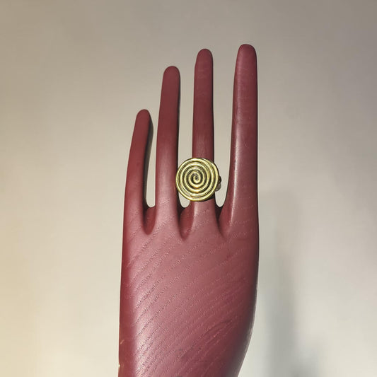 Mighty Spiral Brass Ring(Small)