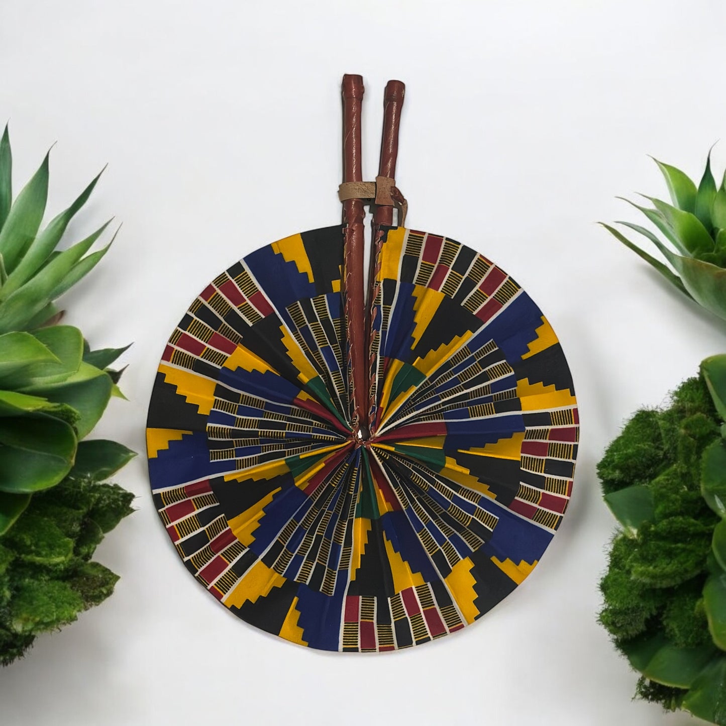 Heritage Heights Ankara Folding Fan