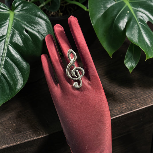 Melody’s Embrace Silver Ring