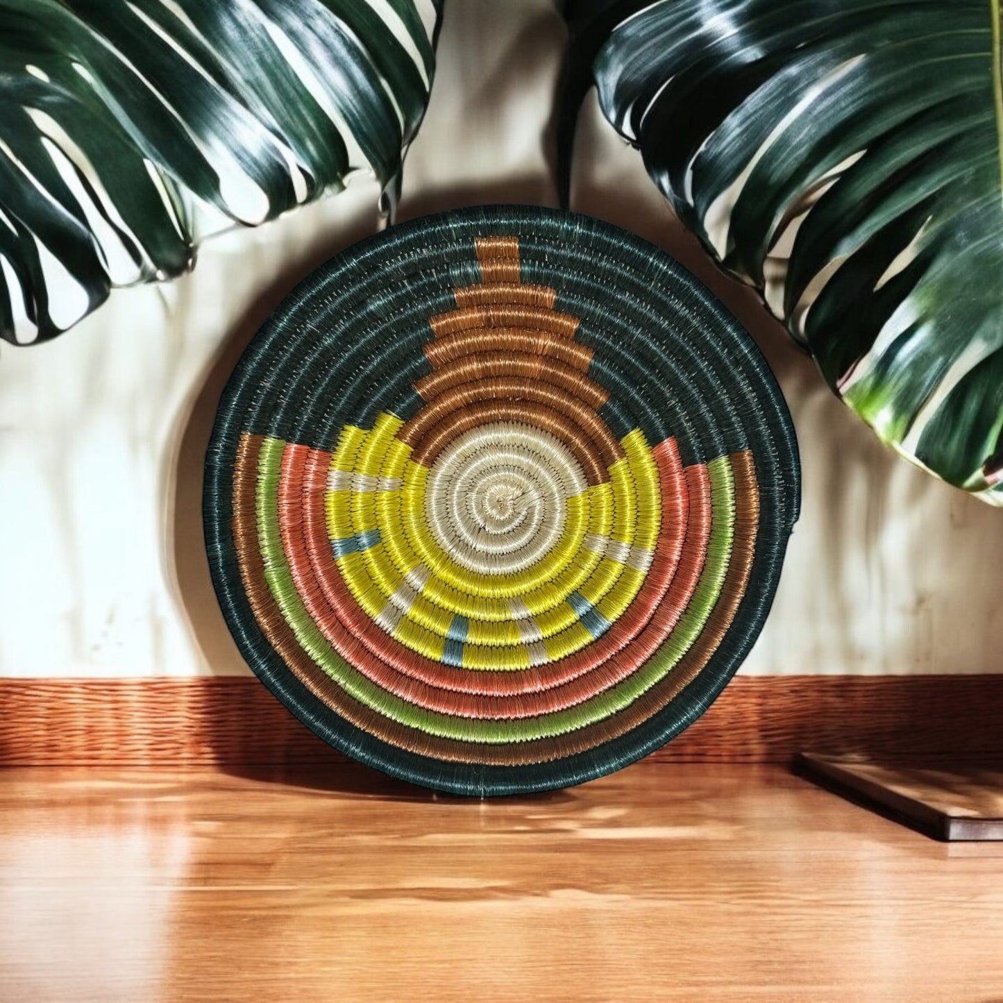 Sunlit Embrace Woven Basket