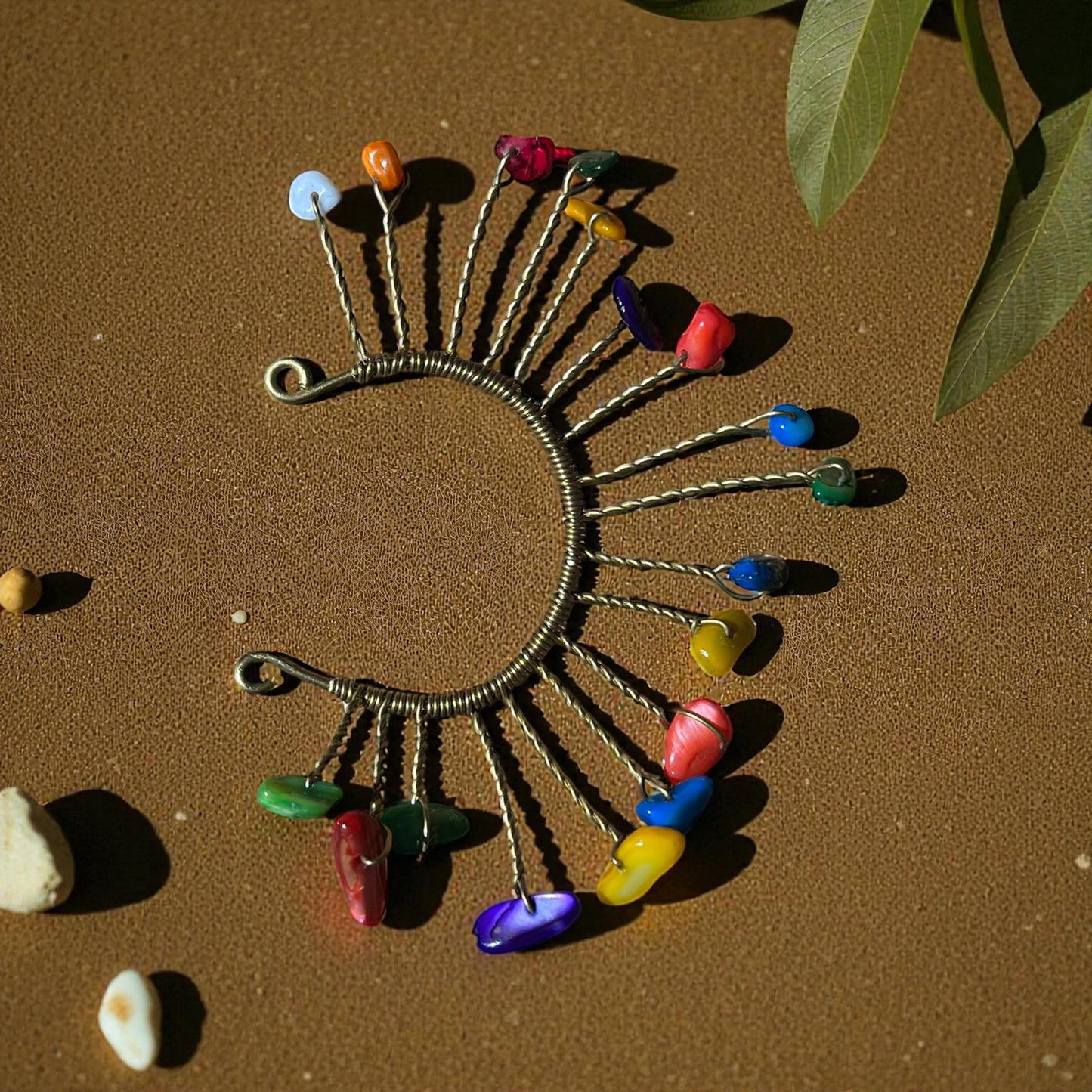 Rainbow Harmony Ear Cuff Style 2 – Left Ear