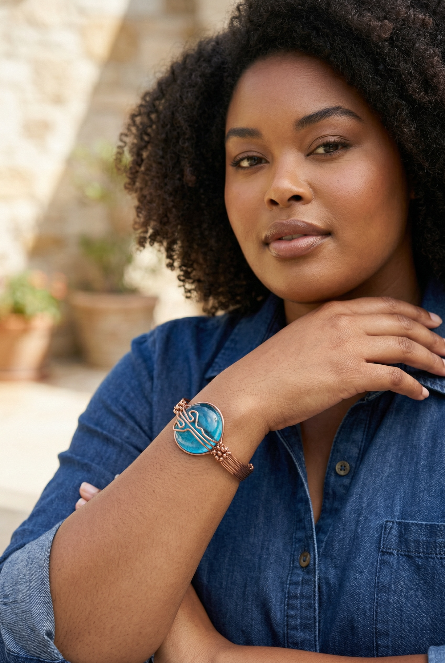 AdornHer Sky Energy Copper Bracelet