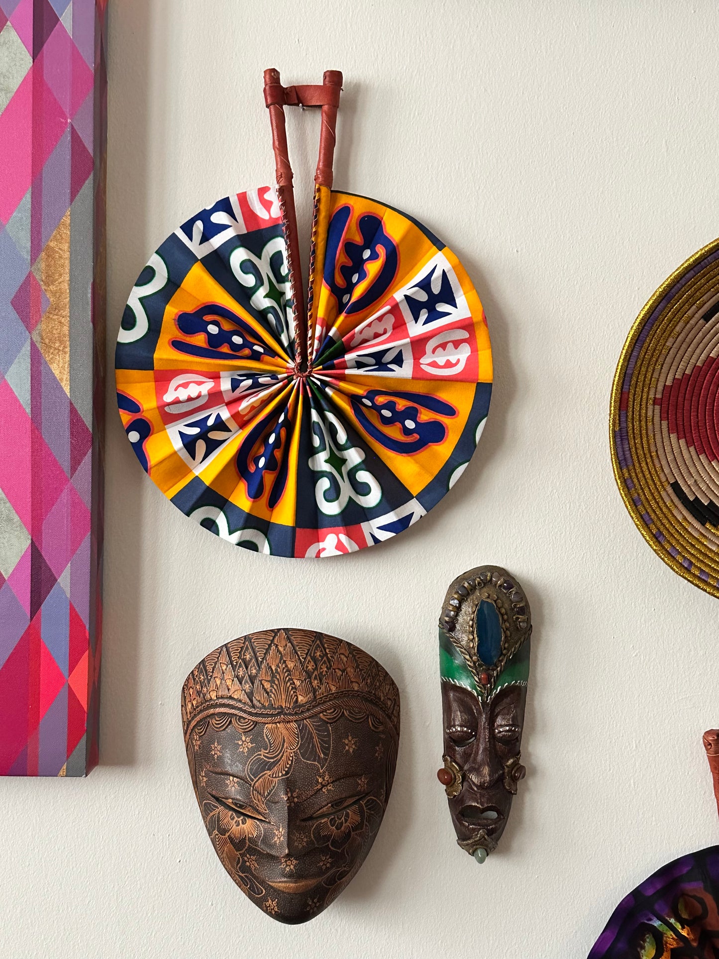 Tribe Talk Ankara Folding Fan