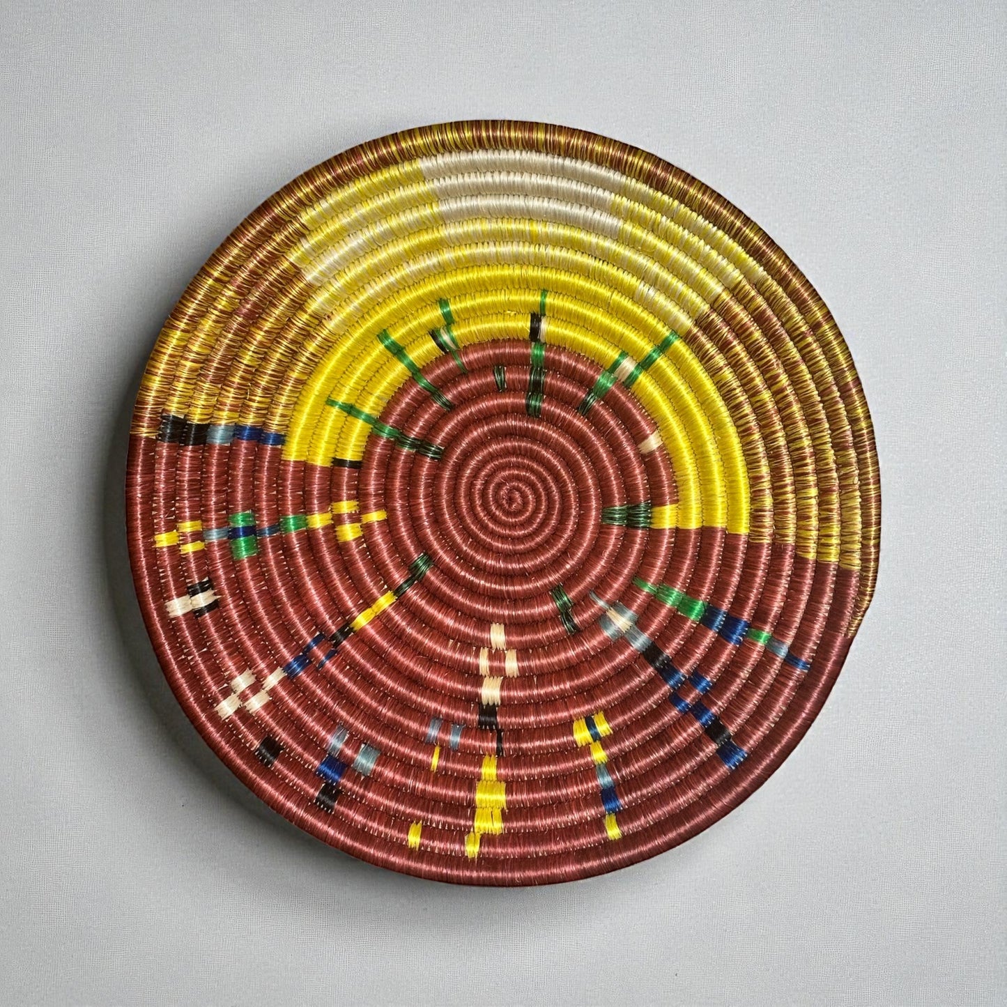 🌄 Sunset Harvest Woven Basket