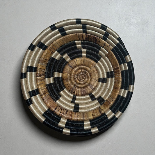 🐆 Heritage Stripe Woven Basket