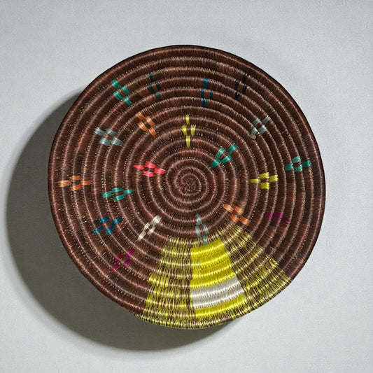 🌻 Harvest Sunset Woven Basket