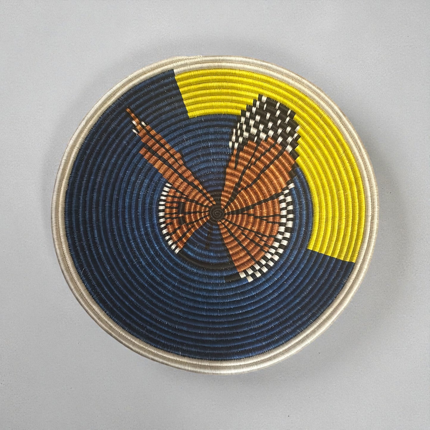 🦋 Wings of Dawn Woven Basket