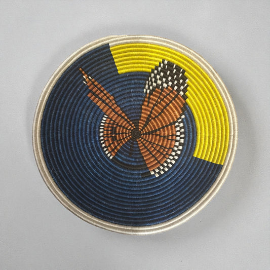 🦋 Wings of Dawn Woven Basket