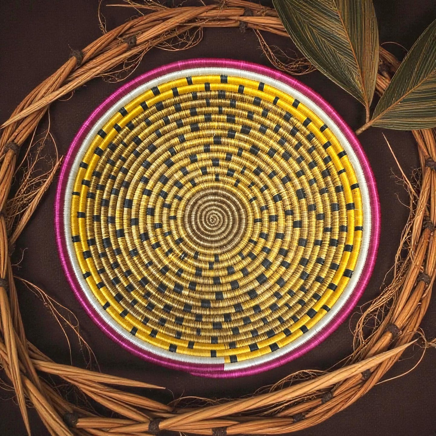 🍉 Melon Bloom Woven Basket