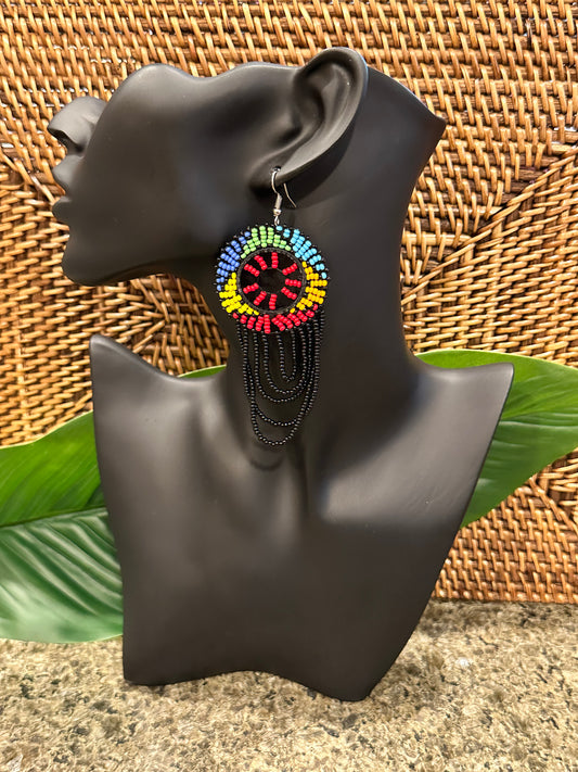 Zahara Black Earrings