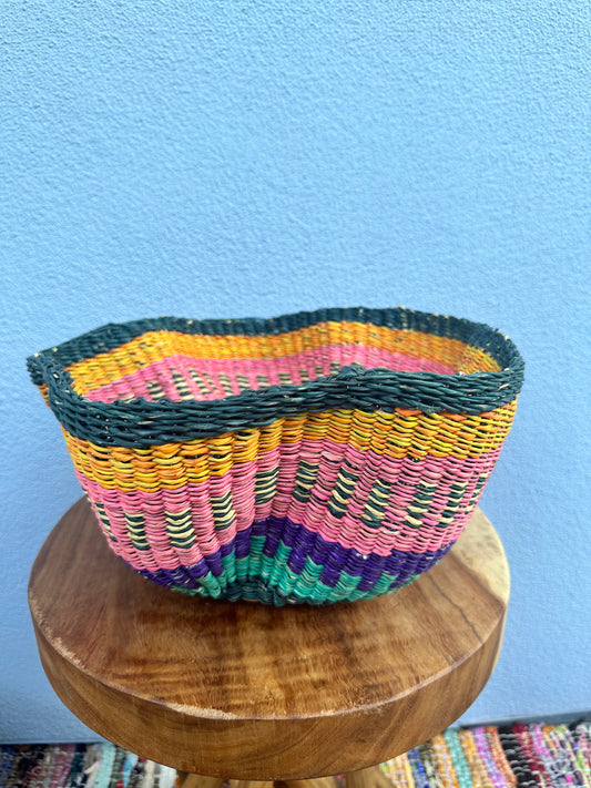 Colorful Bliss Wave Basket