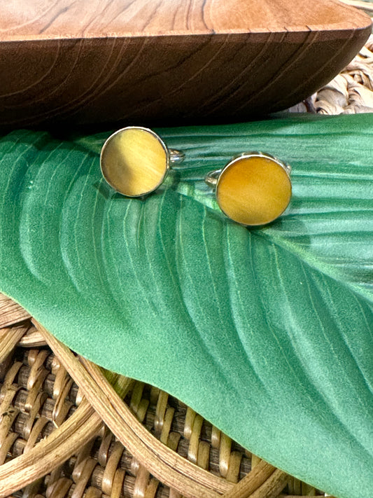 Yellow Tiger Eye Ring