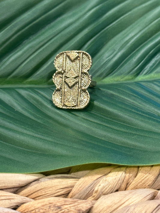 Thabo: Kenyan Brass Ring, an Intricate Symbol of Tradition