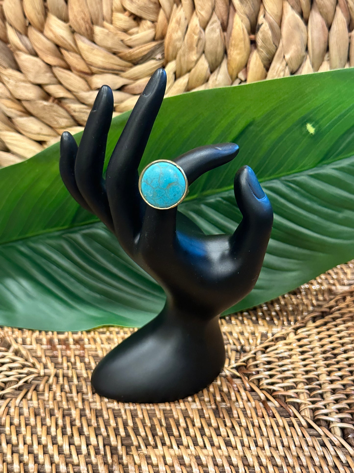 Furaha Turquoise Ring Style 3