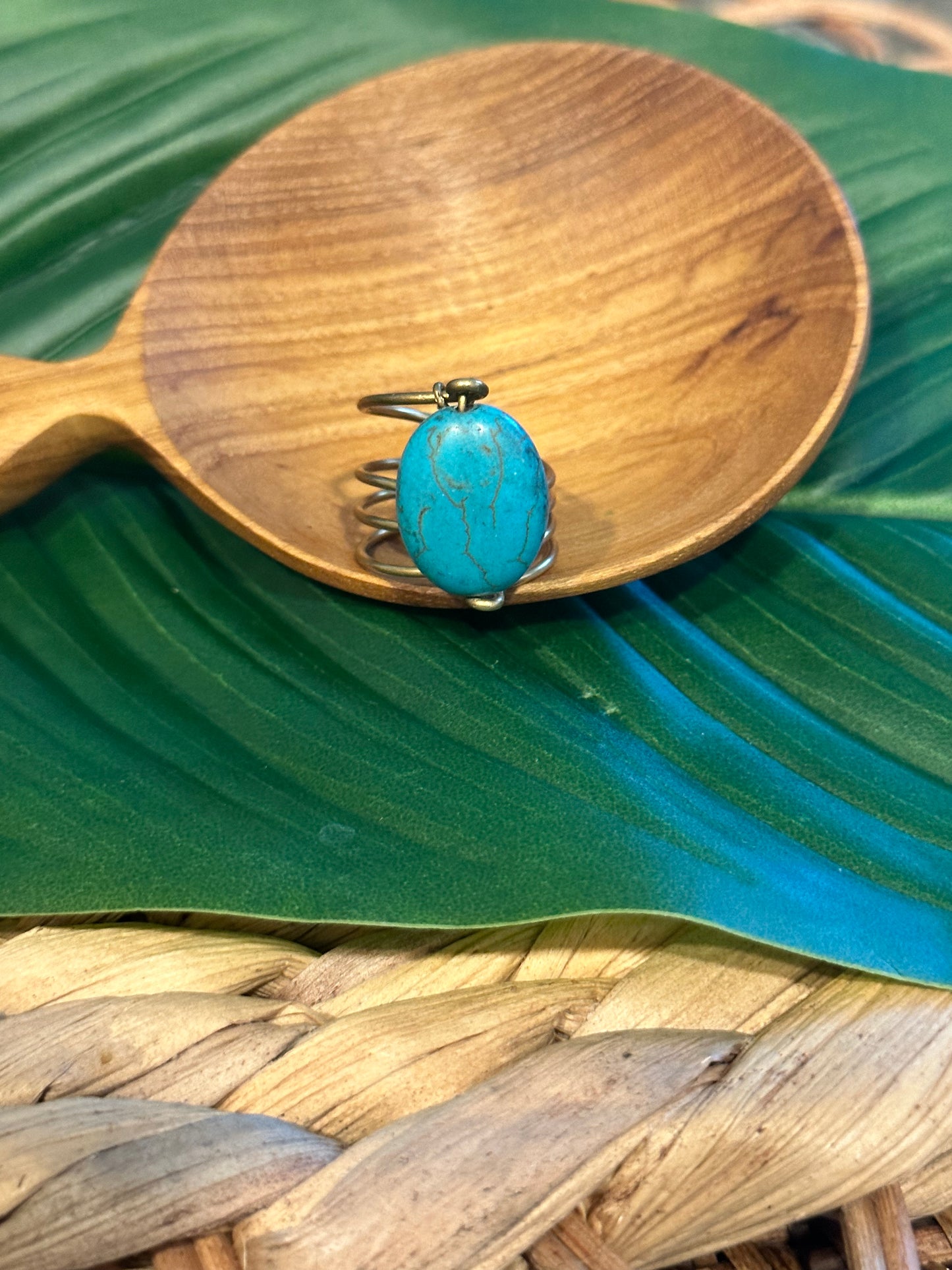 Furaha Turquoise Ring Style 2
