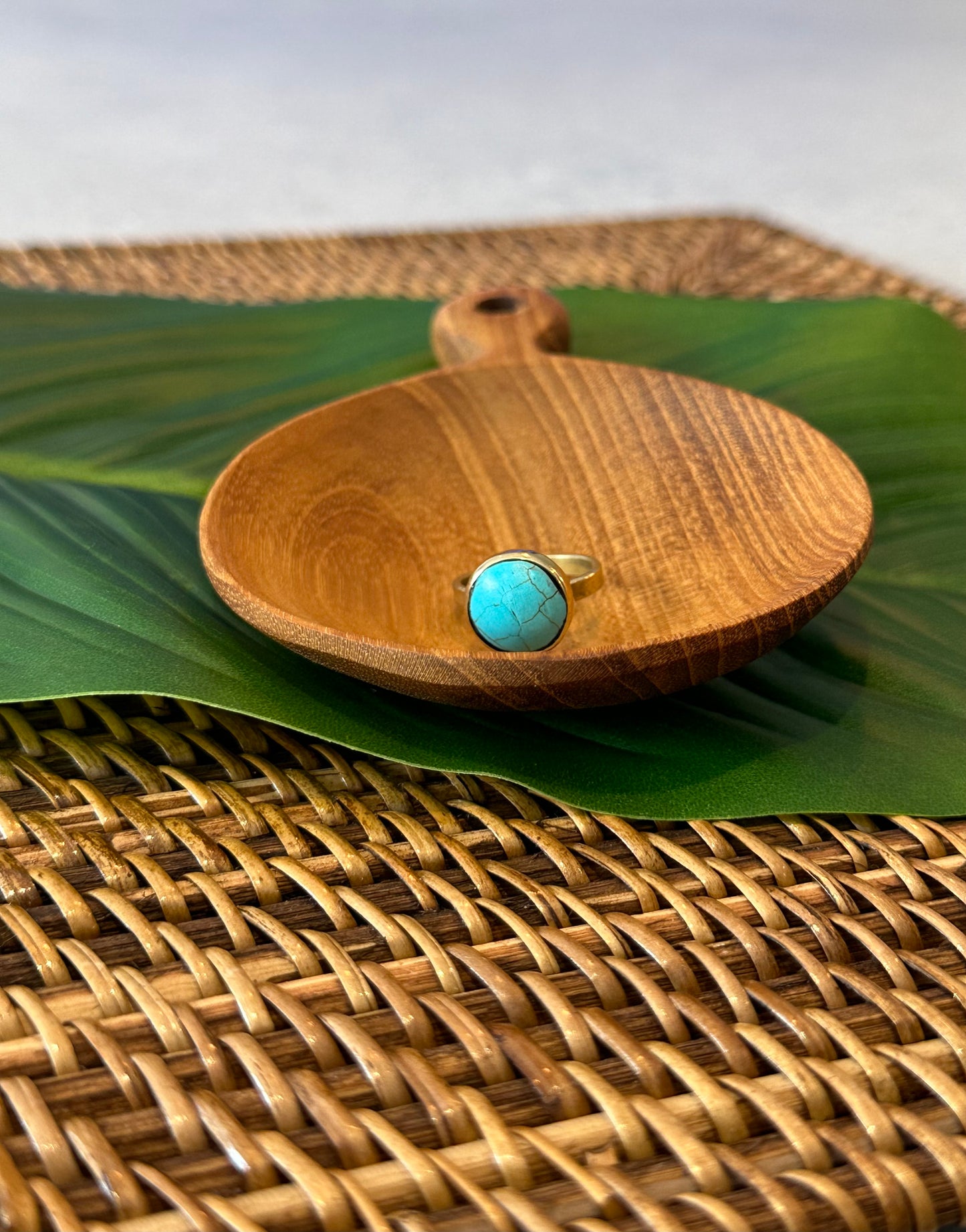 Furaha Turquoise Ring (Small)