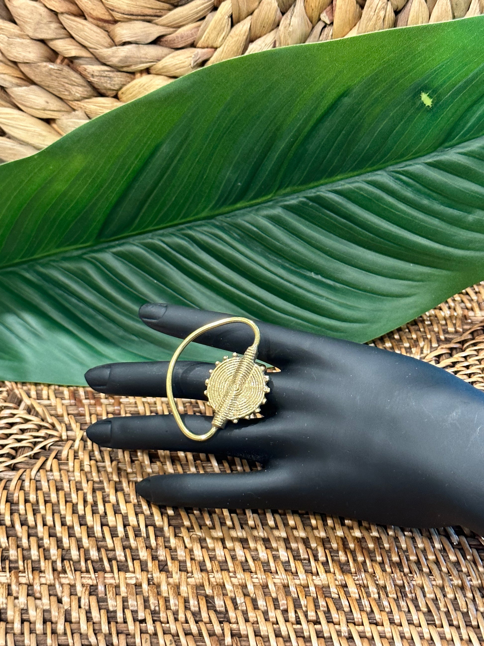Kenyan Rings Adia: Handcrafted Kenyan Brass Ring, an Artisan's Masterpiece – To Live ...