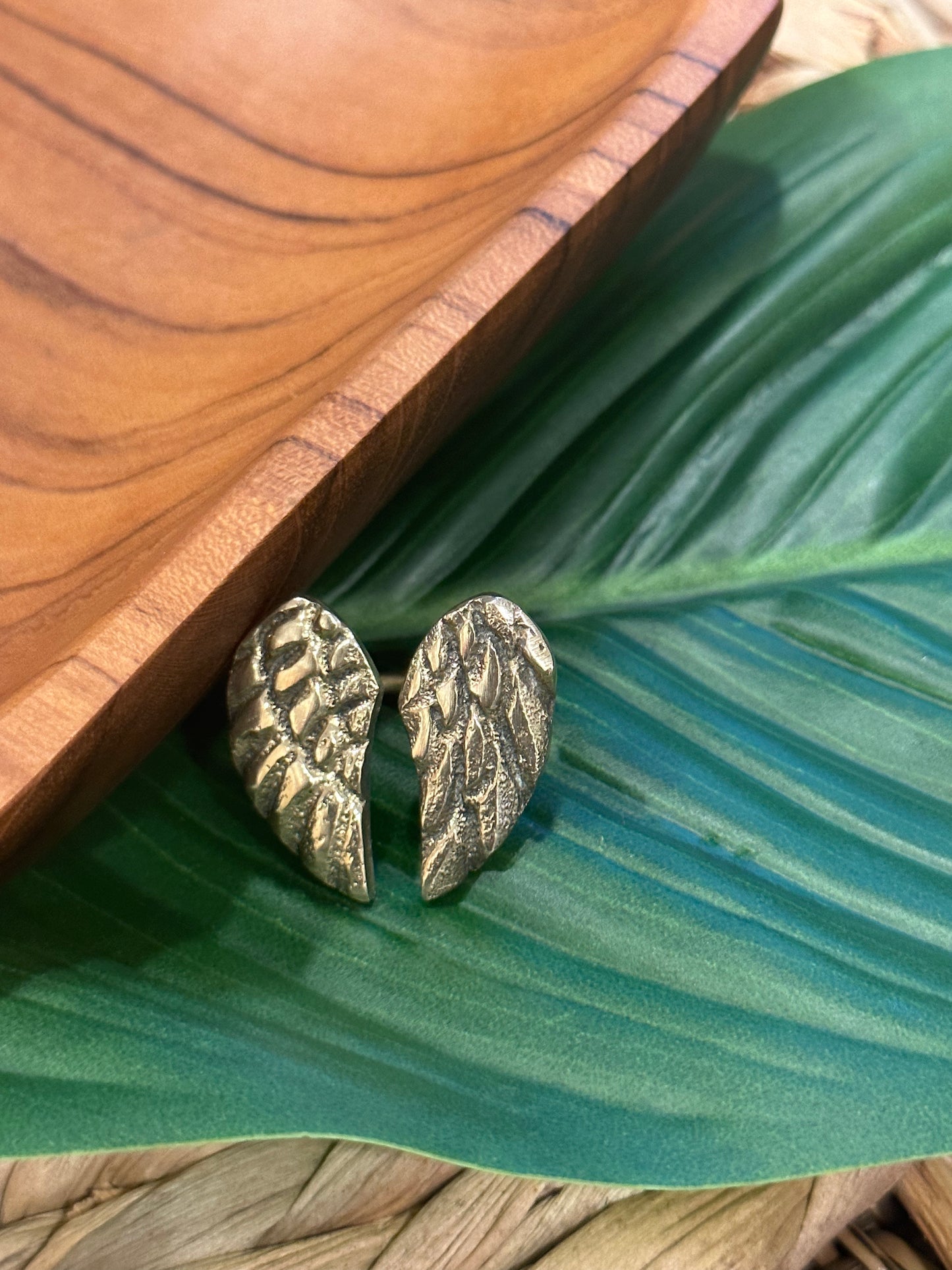 Angel Wings Brass Ring