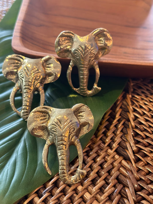 Elephant Brass Ring