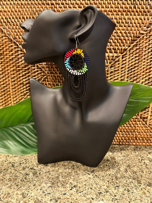 Zahara Black Earrings (Imperfection)