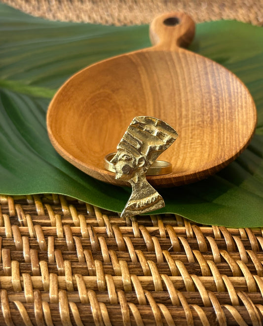 Nefertiti Brass Ring (Small)