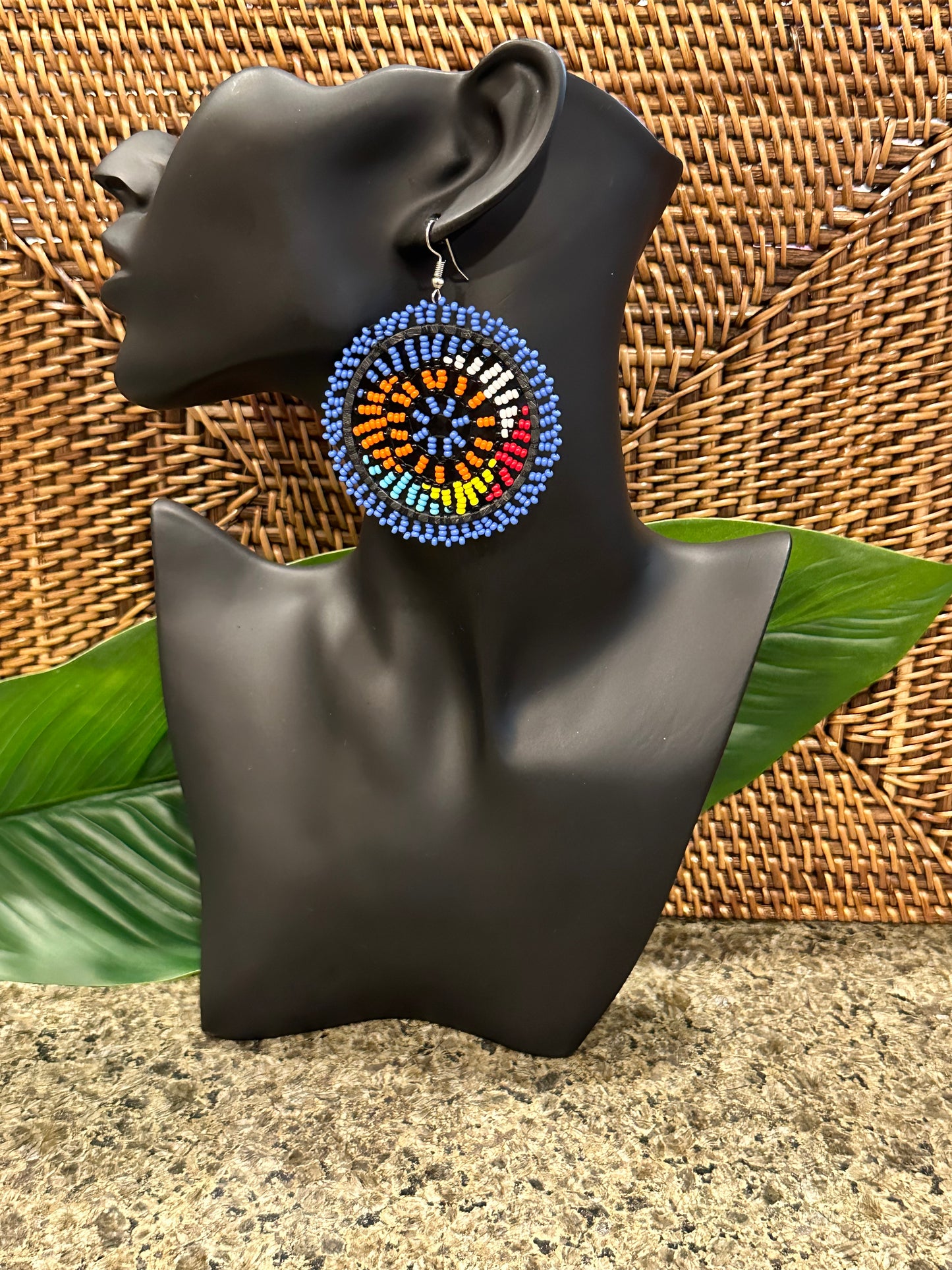 Imani Blue Earrings (Imperfection)