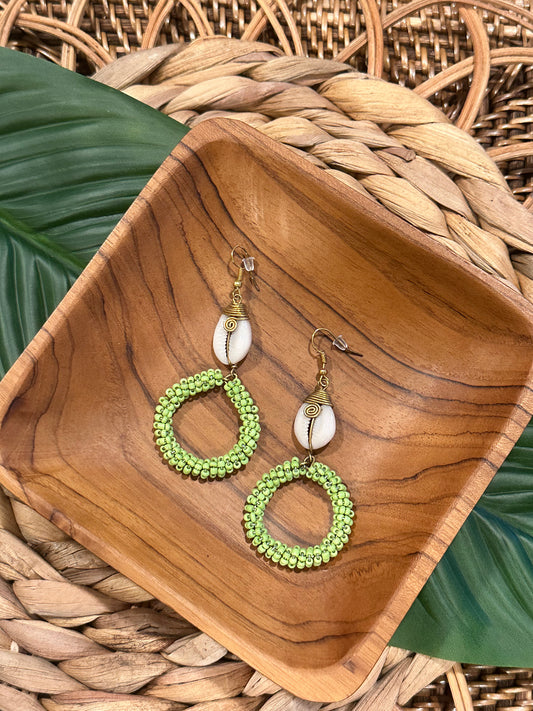 Amara Lime Earrings