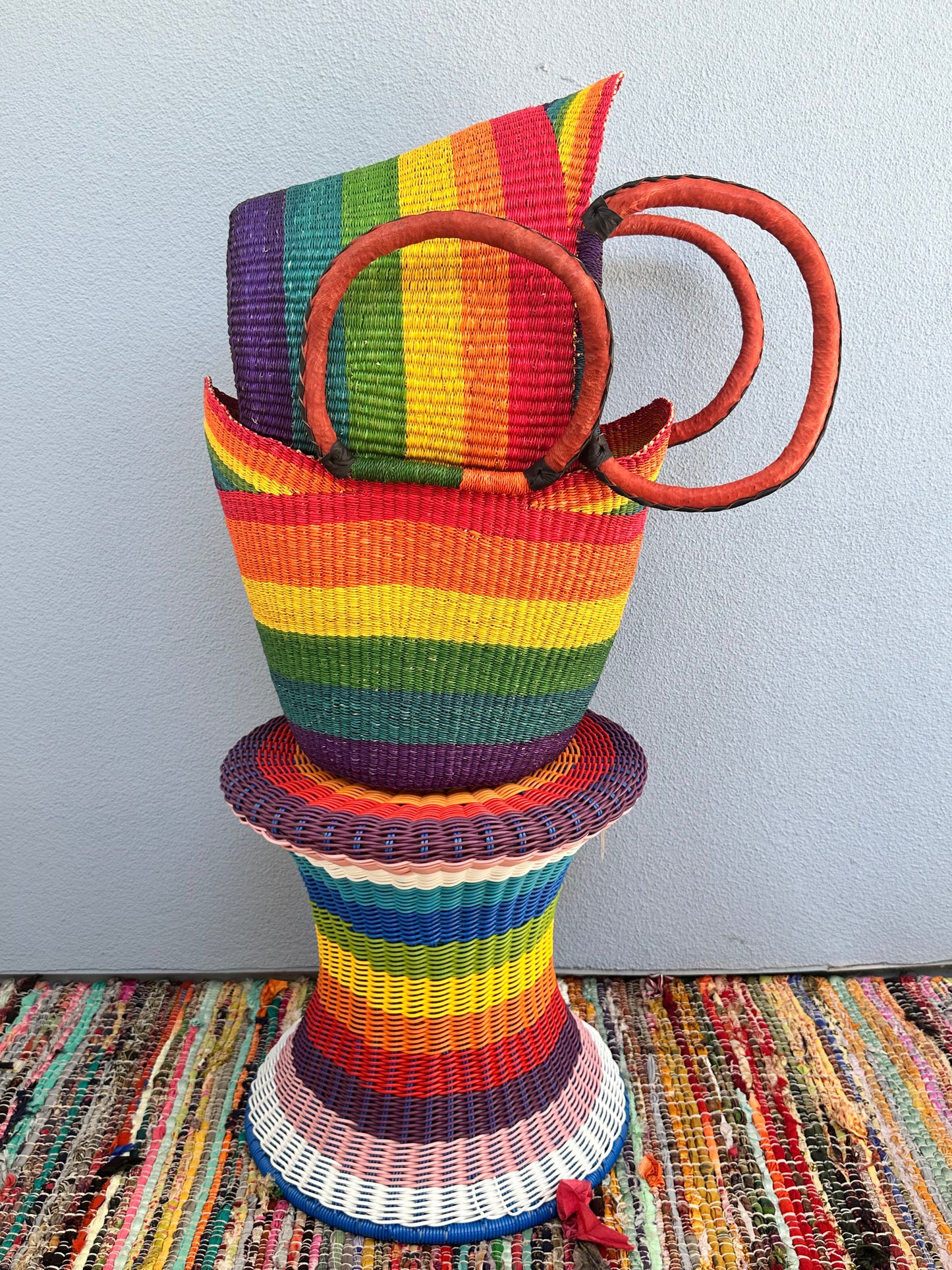 Rainbow U-Shopper Basket