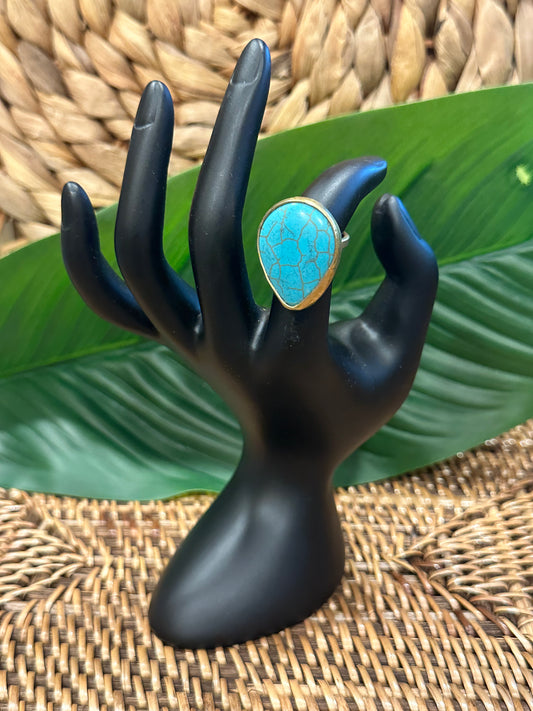 Furaha Turquoise Ring Style 4
