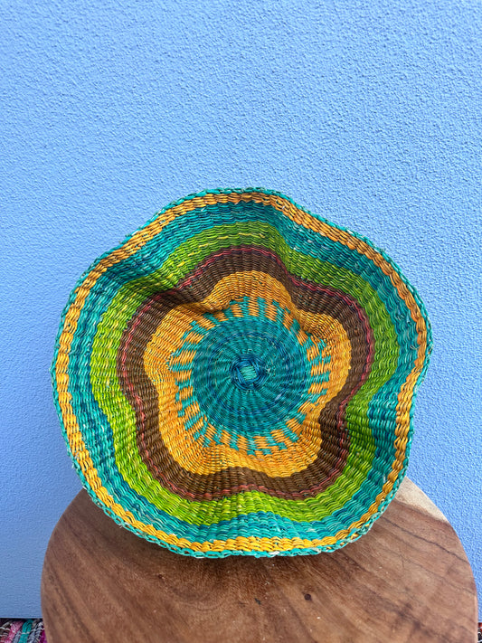 Serene Swirls Wave Basket