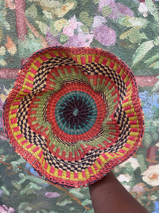 Orange Autumn Wave Basket