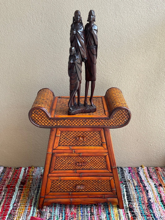 The Protector’s Statue - Medium  Size in Ebony Wood