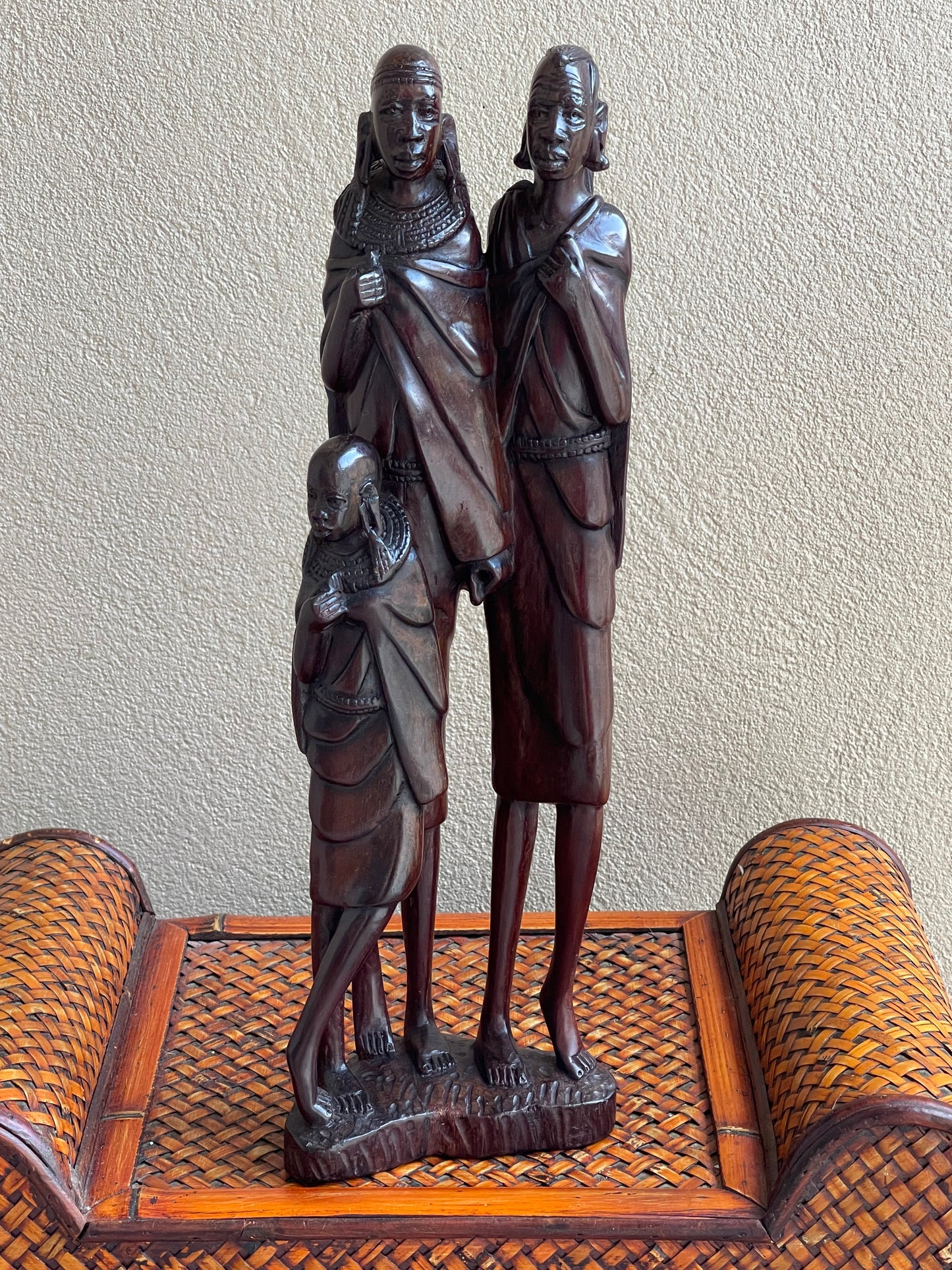 The Protector’s Statue - Medium  Size in Ebony Wood