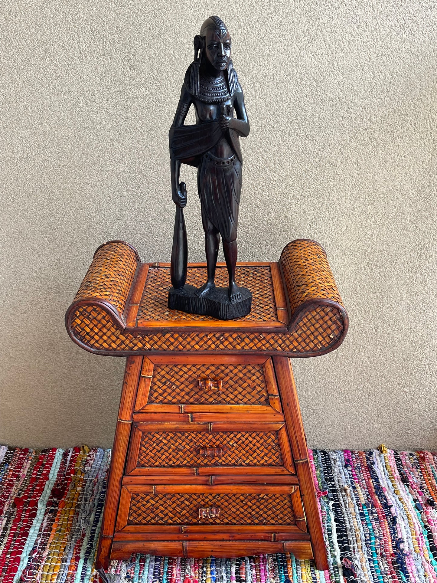 Turkana Goddess Statue In Ebony Wood