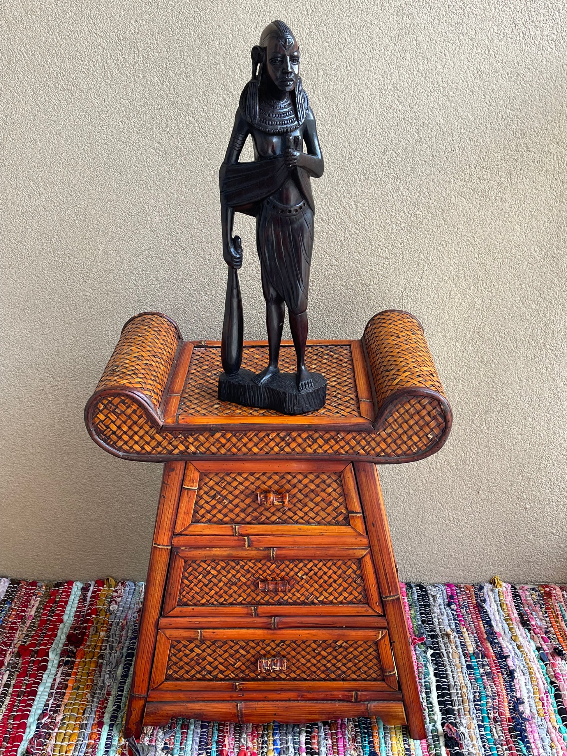 Turkana Goddess Statue In Ebony Wood
